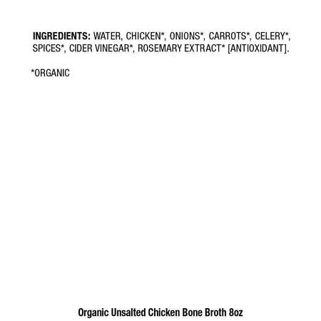 Pacific Foods Organic Bone Broth - Chicken Original 8 oz., PK12 05615